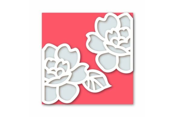 3D SVG Cut Out Rose Gate Fold Card: A Stylish Design Asset for Cards And Invites