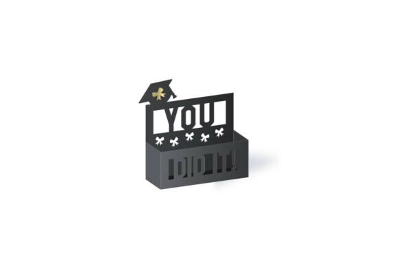 3D SVG Graduation Gift Box for Bloggers and Digital Publishers