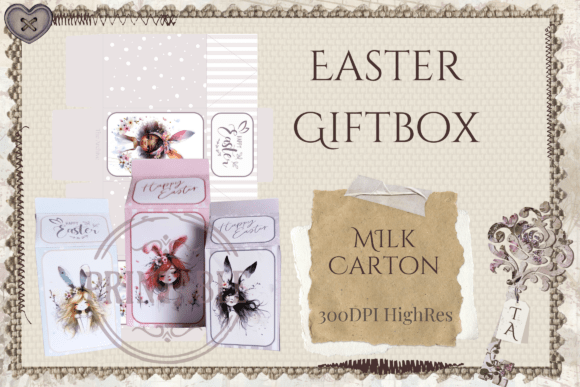 Charming 3D SVG Easter Gift Boxes for Blog & Editorial Design