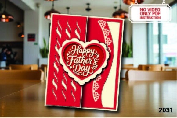 Happy Father’s Day 3D SVG Card: A Layered Visual for Brand Campaigns