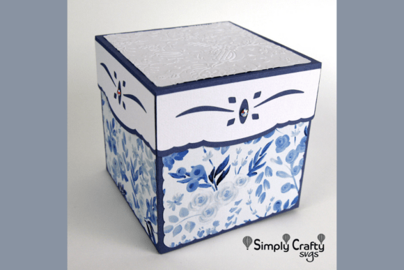 Large Square Gift Box SVG