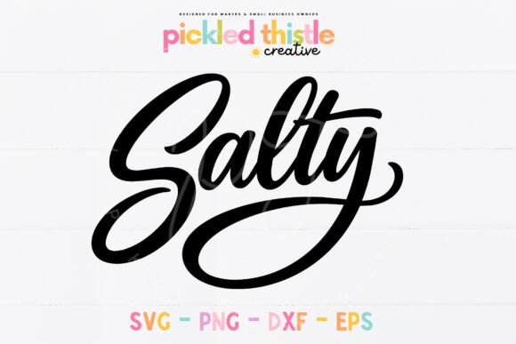 Salty SVG, Beach Shirt SVG: A 3D Freebie for Lifestyle Blog Graphics