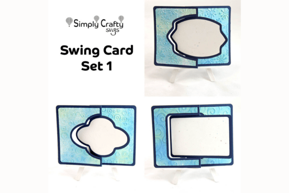 Swing Card Set 1 SVG: 3D Pop-Up Cards for Creative Crafters and Etsy Sellers