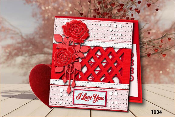 Valentine's 3D SVG Card Layer 1934 Review
