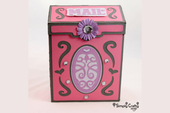 Vintage Mailbox 3D SVG for Valentine’s Day Crafting